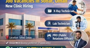 Job vacancies in Sohar Oman