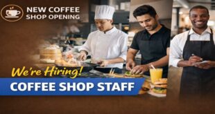 Coffee Shop Staff Recruitment